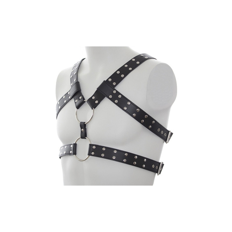 Generique Harnais Double Belt Simili noir